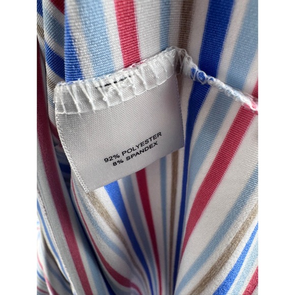 Peter Millar Summer Comfort Mens XL Polo Shirt Striped Short Sleeve Golf - Picture 7 of 8